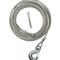 Vinssivaijeri 10 m x 6 mm koukku