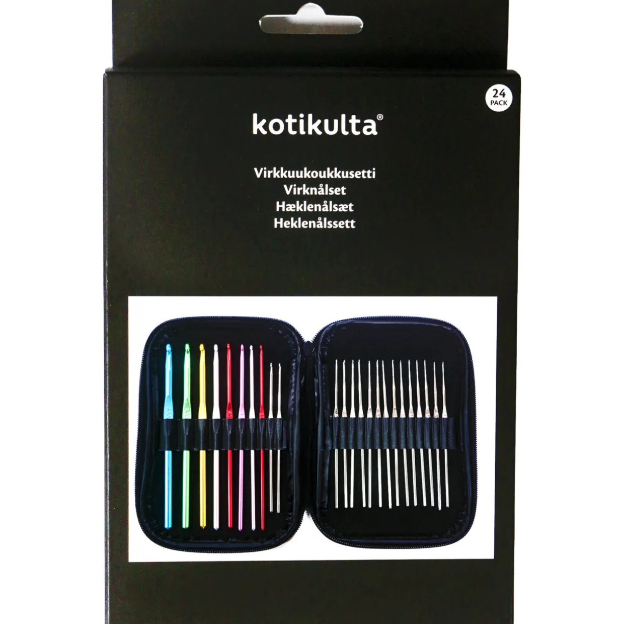 Virkkuukoukkusetti Kotikulta 24 kpl