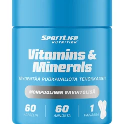 Vitamins & Minerals SportLife 60 kpl