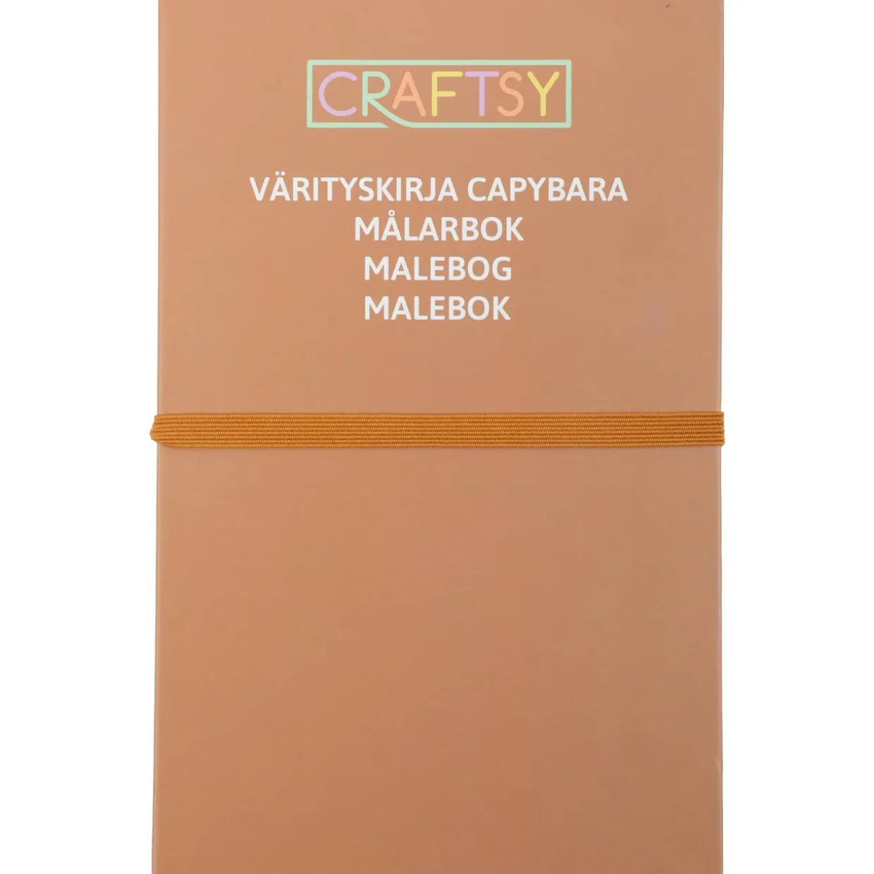 Värityskirja Craftsy Capybara + puuvärikynät 10 kpl