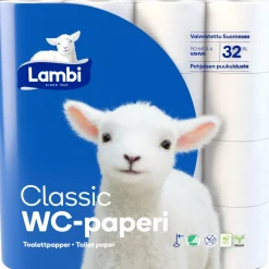 WC-paperi Lambi 32 rl valkoinen