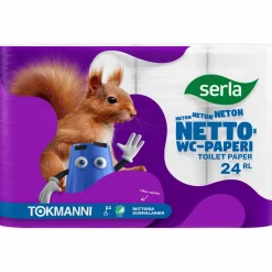 WC-paperi Serla 24 rl Family Pack valkoinen