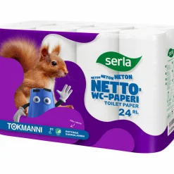 WC-paperi Serla 24 rl Family Pack valkoinen