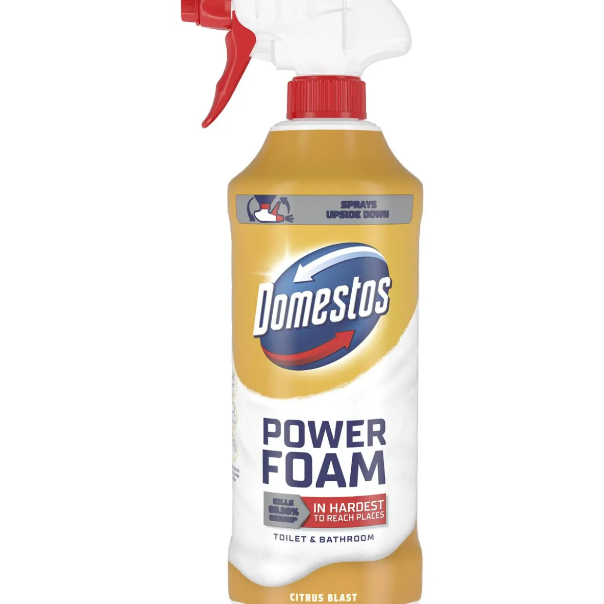 WC-puhdistussuihke Domestos 435 ml Power Foam Citrus Blast