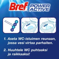 WC-raikastin Bref 2 x 50 g Power Active OceanDuo