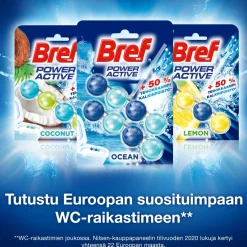 WC-raikastin Bref 2 x 50 g Power Active OceanDuo