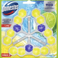 WC-raikastin Domestos 3 kpl / 150 g Power 5 Lime