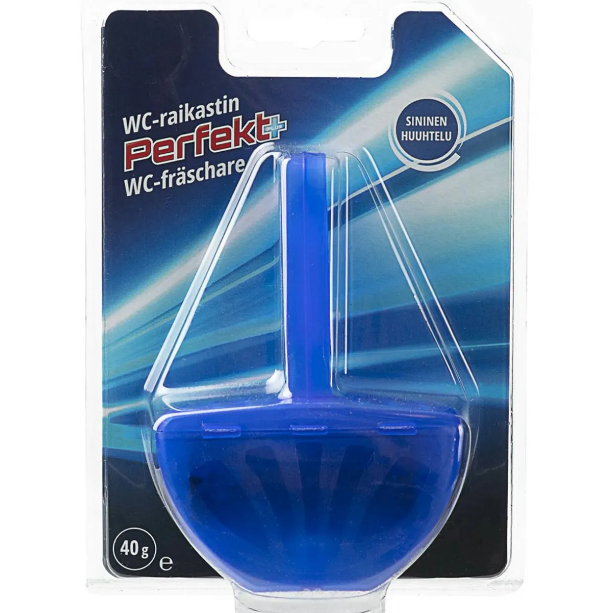 WC-raikastin Perfekt+ 40 g sininen huuhtelu