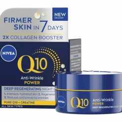 Yövoide Nivea Q10 50 ml Anti-Wrinkle Power Deep Regenerating